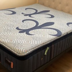 Queen Stearn  & Foster Tempur-Pedic Medium Bed Gently Used In Second Bedroom 