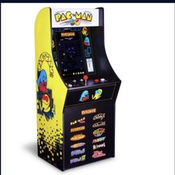 New in box Arcade1Up PAC - MAN Classic SE Arcade Machine – 4 - Foot Cabinet, 13 Classic Video Games, 15.6” IPS Display, Easy Assembly, Perfect for At 