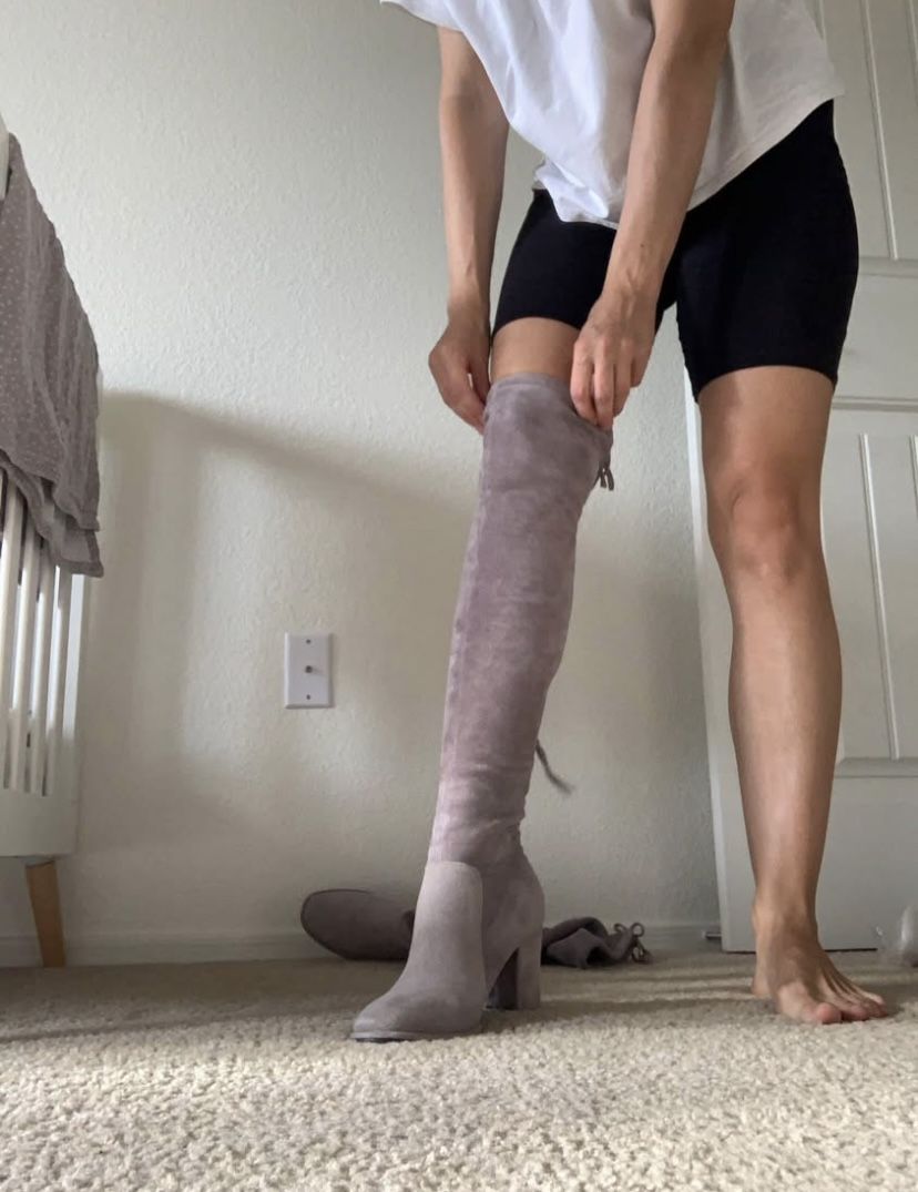 Suede women's boots size 7 US