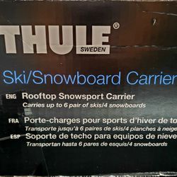 Thule 91725U Universal Rooftop Snowsport Carrier