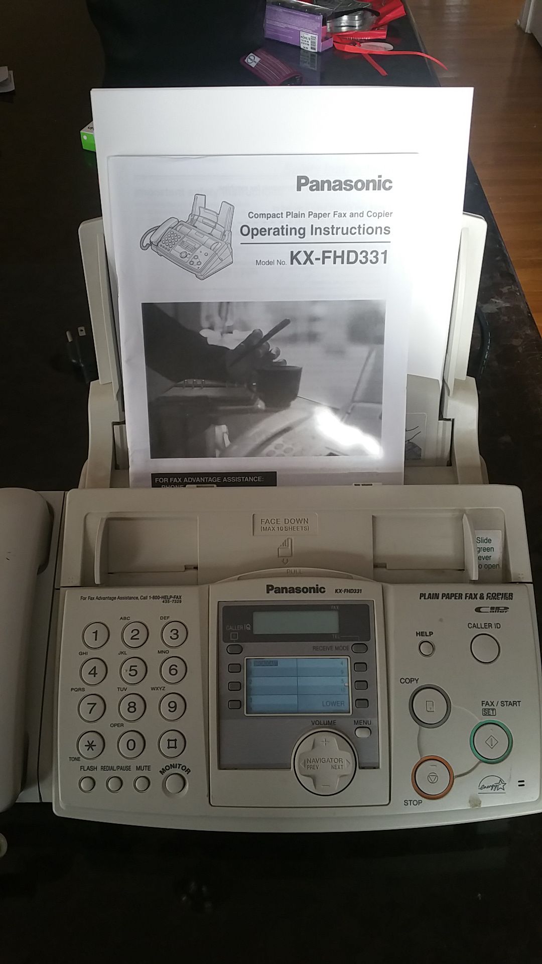 Fax and copy machine