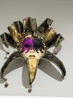 Venetian jester mask