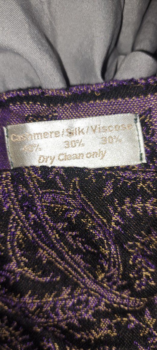 Cashmere, Silk,and Viscorse Scarf