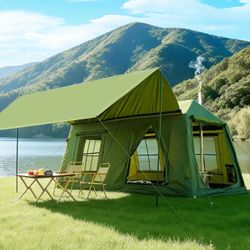 NAIZEA Inflatable Camping Tent for 8-10 Person Blow up Tent 4 Season Air Tent