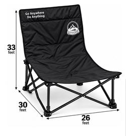 Portable Folding Camping Chair Lightweight with Carry Bag for Adults, Collapsible