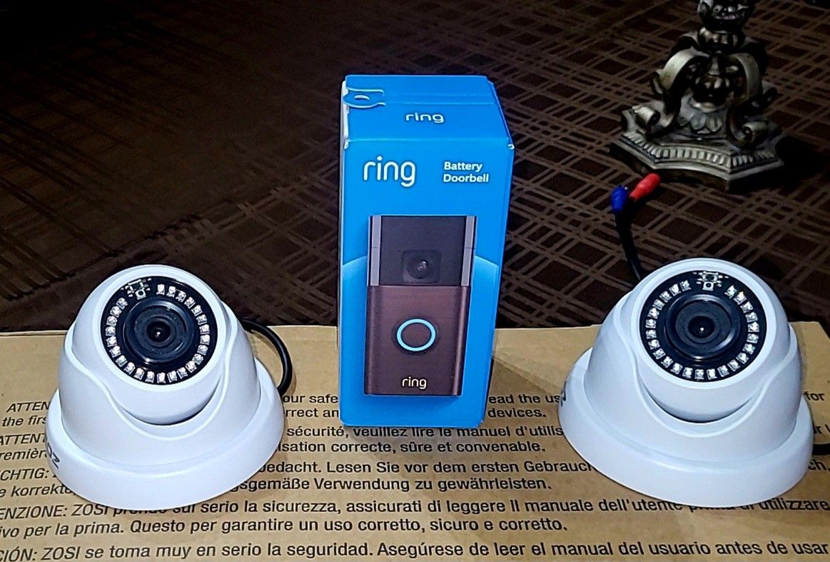 2 HD Cameras With Ring Doorbell Package💲SPECIAL DEAL‼️- Hablo Espanol‼️