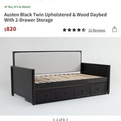 Daybed With 2-Drawer Storage