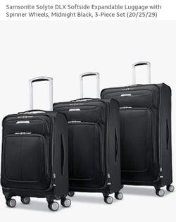 LIKE NEW USED ONLY ONCE 3PCS SAMSONITE SOFTSIDE LUGGAGE