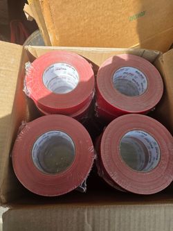 Caja de Duct Tape Color Rojo