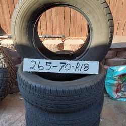 265 70 R 18 TIRES