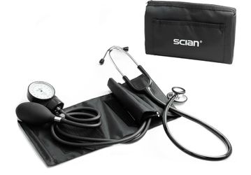 Scian Manual Blood Pressure Monitor with Stethoscope – Black