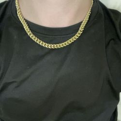 Gold Plated Cuban Link Chain