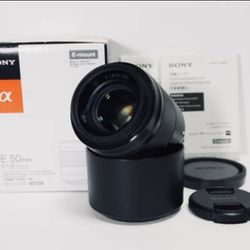 Sony E 50mm  Prime Lens
