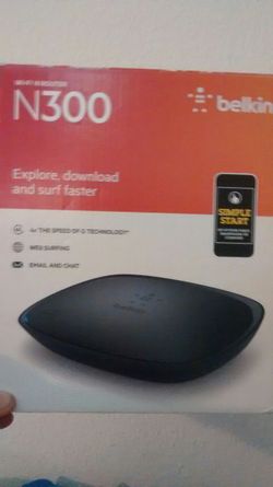 Belkin N300 wi fi and router
