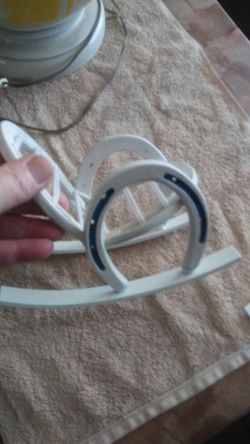 Horse shoe rocker. Hand made