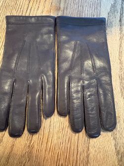 Woman’s Brown Leather Glov s size M