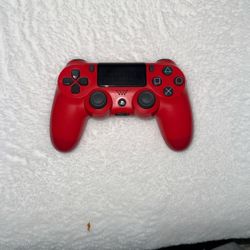 Red PS4 Controller 