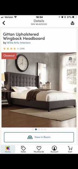 FULL Size Bed Frame And Headboard Only