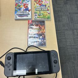 Nintendo Switch W/games 