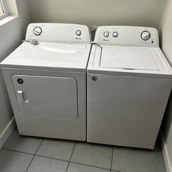 Amana washer and dryer set