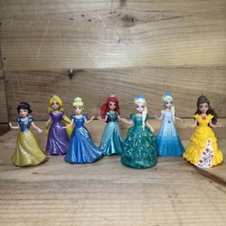Disney Magiclip Princess Doll HTF Snow White Rapunzel Ariel Belle Elsa #scrappy