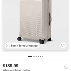 Open Story Checked Luggage