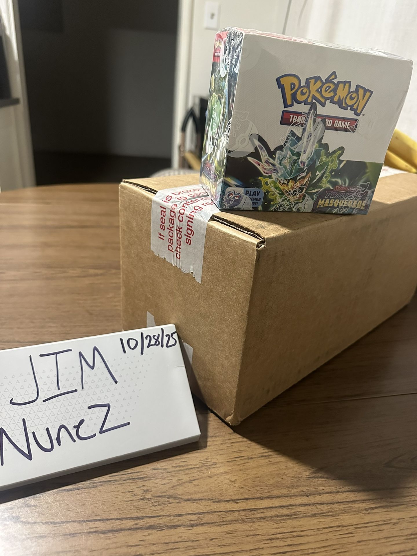 Pokémon Center Case Of Twilight Masquerade ETB And Booster Box