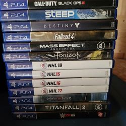 PS4 Games - See Description For Pricing