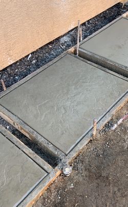 Concrete Stone Blocked Patio