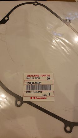 Genuine klr 650 generator gasket