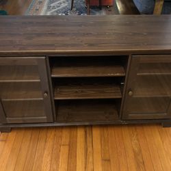 Wood Entertainment Cabinet