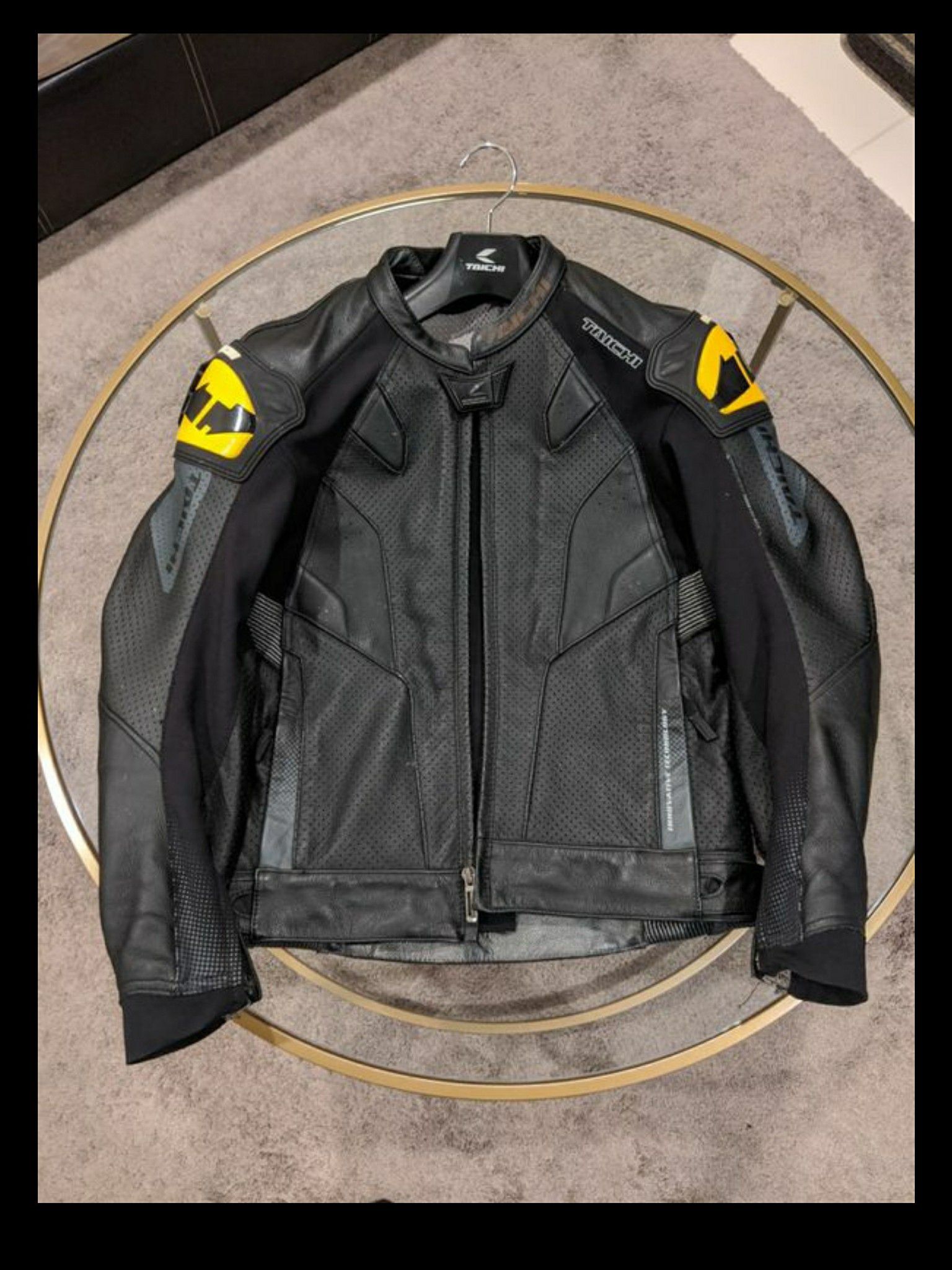 Taichi RS Black Motorcycle Jacket US XL/EU 50