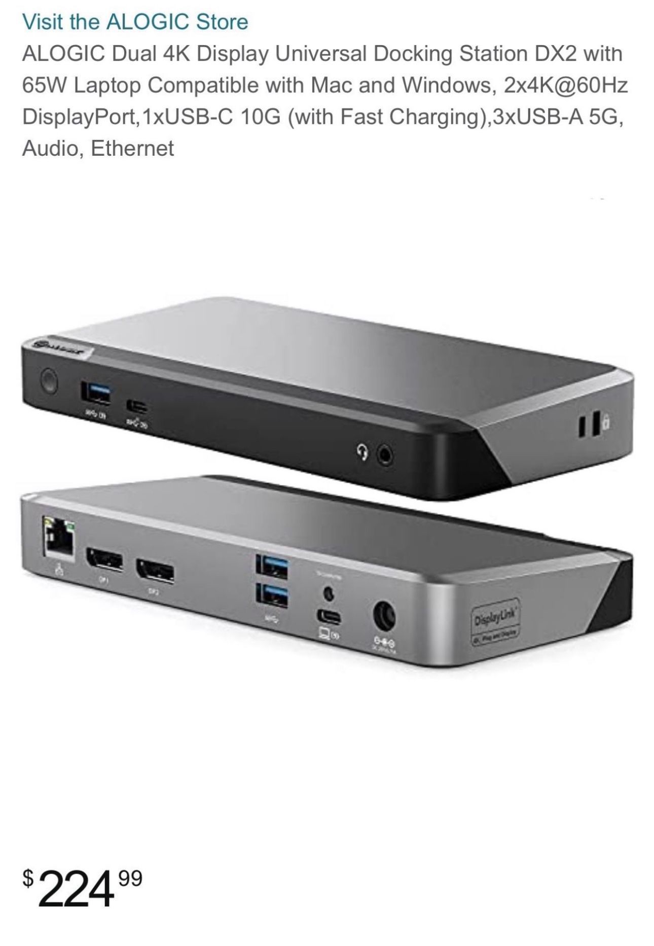 8-1 Hybrid USB-A/USB-C Docking Station for ALL OS’s