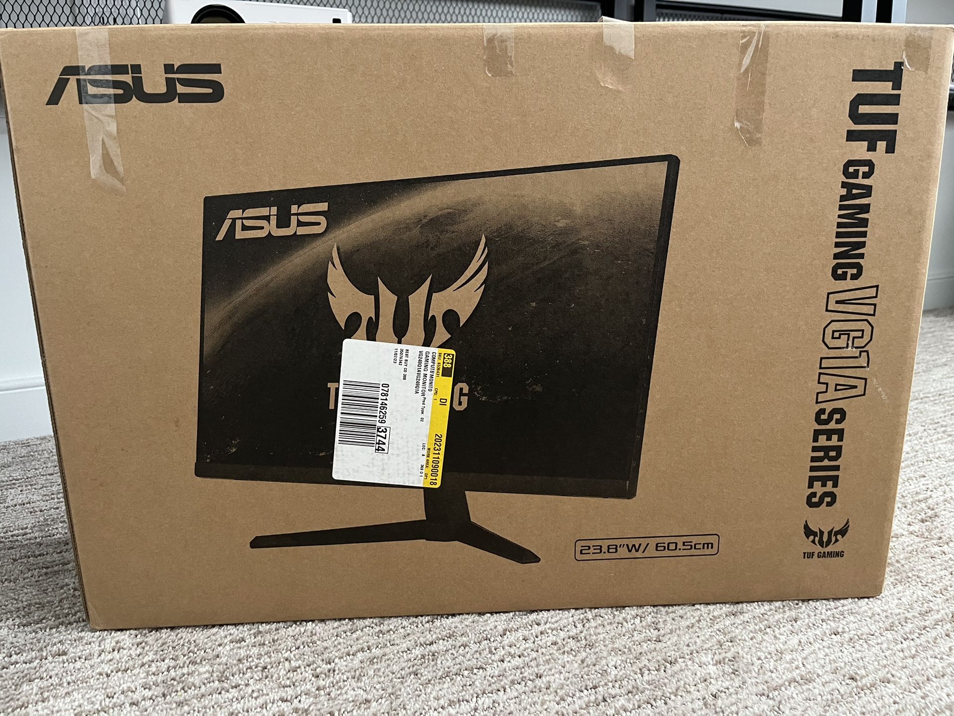ASUS TUF GAMING VG1A SERIES 23.8 Inch Gaming Monitor for Sale in 