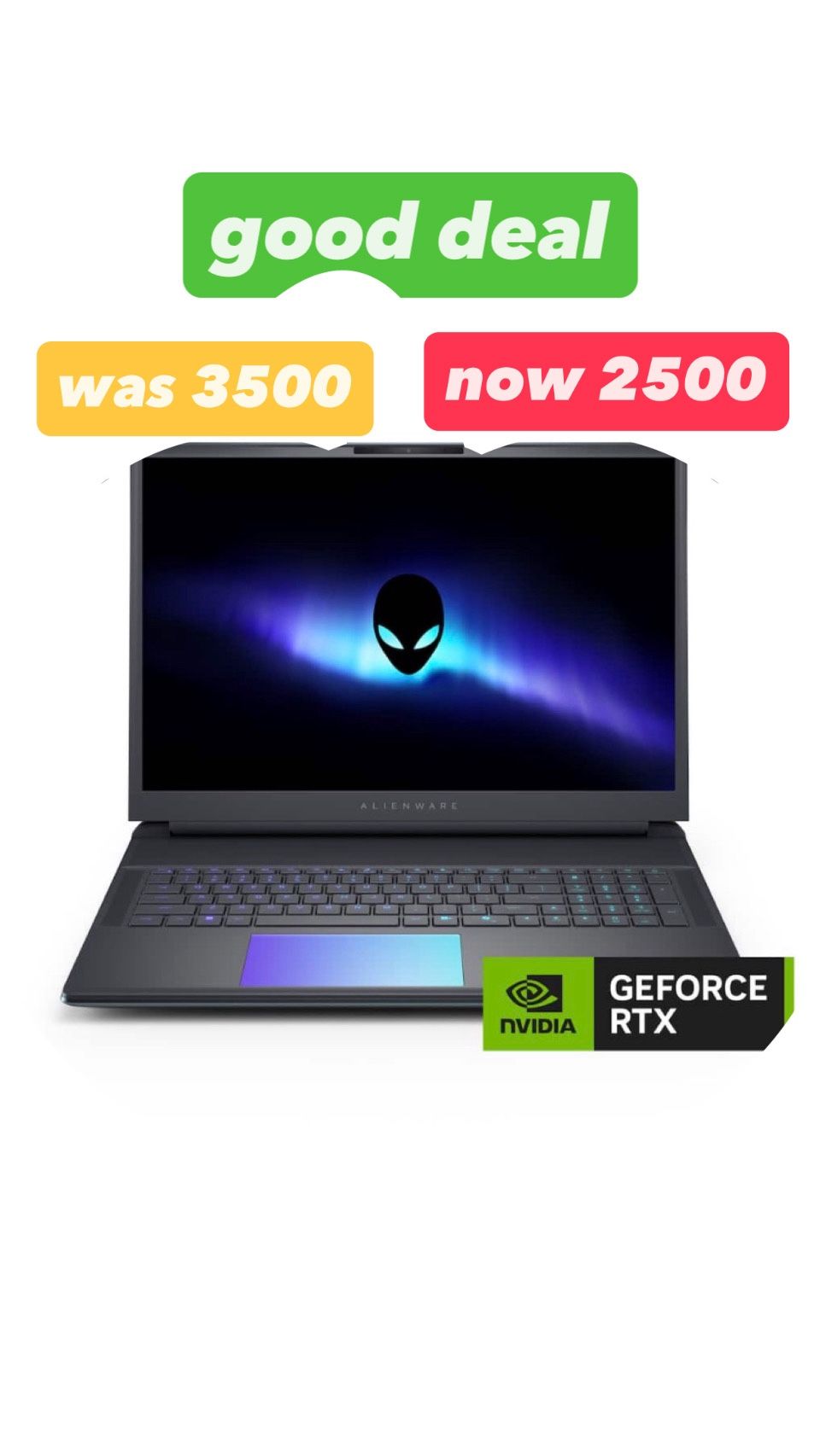 Alienware - Area-51 - 18" 2.5K Gaming Laptop - Intel Core Ultra 9 275HX - 32GB Memory - NVIDIA GeForce RTX 5070 Ti - 2TB Storage - Liquid Teal