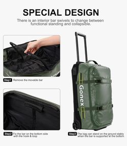 Gonex Rolling 70L Water Repellent