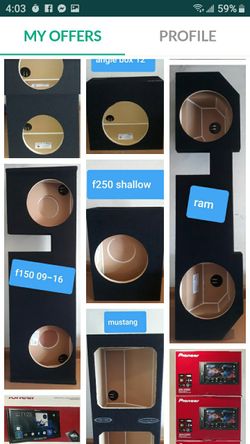 Truck custom boxes , starting at 60