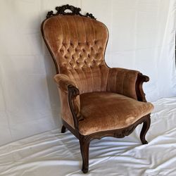 Pink Victorian Armchair