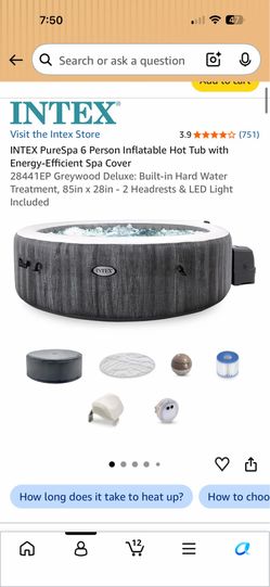 Intex hot tub - Purchased Dec 2025