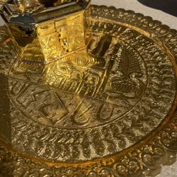 24k Gold Decorative Tray