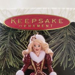 1996 Hallmark Holiday Barbie Ornaments