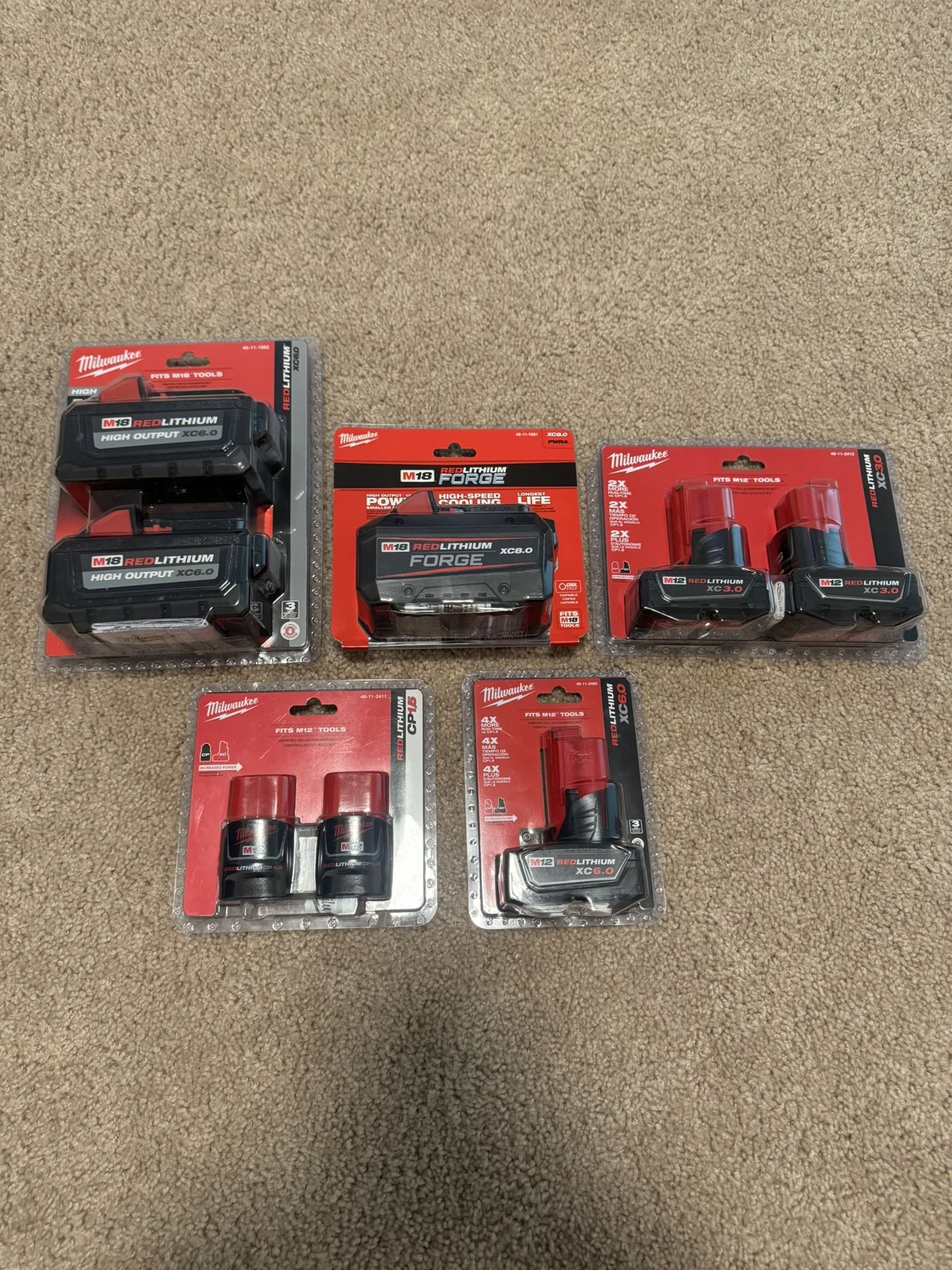 Milwuakee Batteries