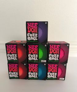 Authentic Needoh Fuzz Balls Viral  The Velvet Squeeze! You pick color: orange, purple, green, blue OR pink $25 each