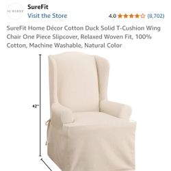 SureFit Wingback Chair Cover