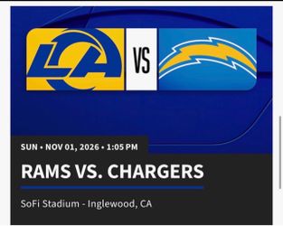 La rams vs la chargers