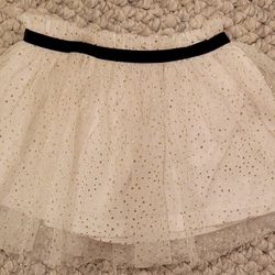 Baby Girls 12 Months Sparkly Lace Tutu Ballet Skirt