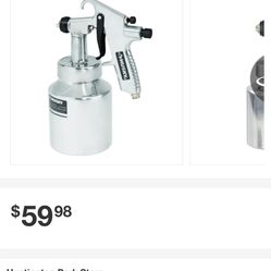 Néw Husky General Purpose Spray Gun Siphon Feed