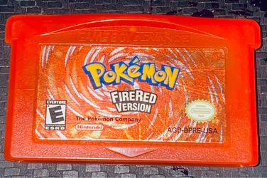 Pokémon FireRed Version Authentic Nintendo Game Boy Advance GBA