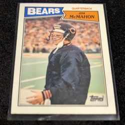 1987 Topps Jim McMahon, Chicago Bears 
