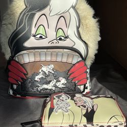 Loungefly Cruella De Villains Scene Mini Backpack 101 Dalmatians 